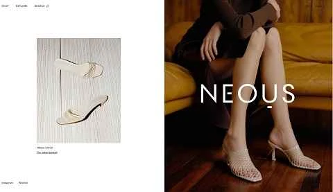 NEOUS公式サイト:ロンドンのニッチなフットウェアブランド - 1ページ目 NEOUS官网 小众伦敦鞋履品牌 第1张