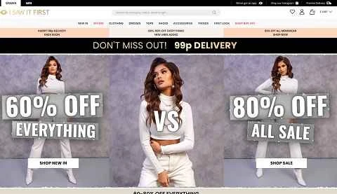 I Saw It First 公式サイト - イギリスのニッチな女性服ブランド