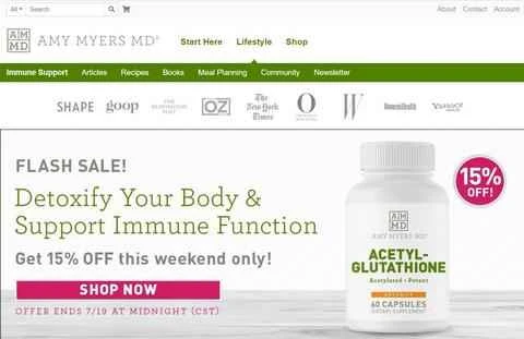 エイミー・マイヤーズ医学博士公式ウェブサイト - アメリカンヒューマンサプリメント&健康製品 - ページ1 Amy Myers MD官网 美国人体补充剂保健品 第1张