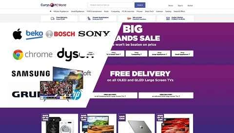 Currys PC World ウェブサイト (IE): アイルランドの家電量販店