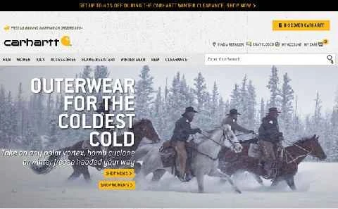 カーハート公式サイト：アメリカの高級ワークウェアブランド