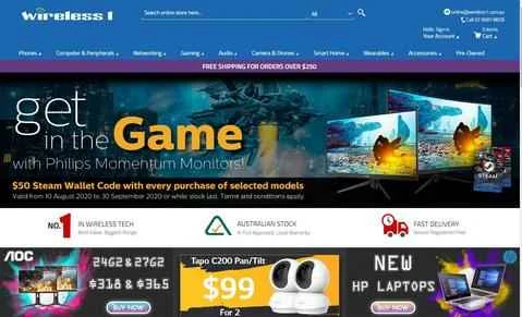 Wireless1 公式サイト オーストラリアデジタル製品ストア