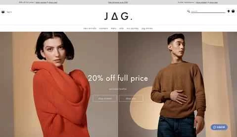 JAG 公式ウェブサイト: オーストラリアのファッションブランド
