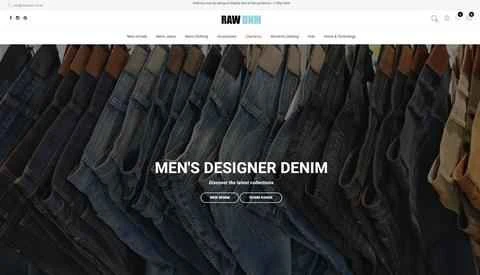 Raw Denim 公式サイト - イギリスのデザイナーによるメンズウェアのショッピングサイト