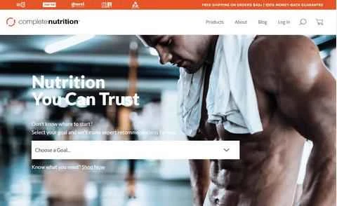 Complete Nutritionの公式サイト、米国のオンライン健康サプリメントストア