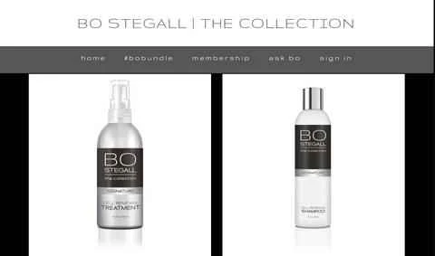 アメリカのヘアケアブランド、Bo Stegallの公式サイト。