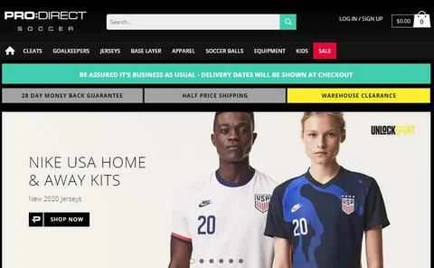 Pro:Direct Soccer US公式サイト：世界最大のオンラインサッカーショップ