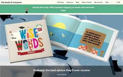 The Book Of Everyone US公式サイト - パーソナライズされたギフトブックのカスタマイズウェブサイト - ページ1 The Book Of Everyone美国官网 个性礼物书籍定制网站 第1张