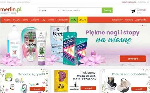 マーリン公式ウェブサイト PL ポーランド語書籍およびオーディオビジュアルウェブサイト