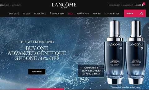ランコム（米国ウェブサイト） - 世界的に有名な化粧品ブランド