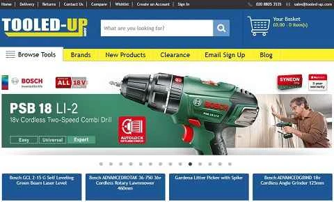 Tooled Up の英国公式工具・機器ウェブサイト
