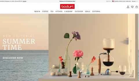 Bodum公式サイト：世界クラスの家庭用キッチン用品ブランド