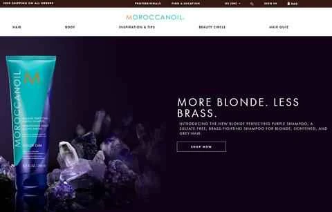 モロッコのヘアケアブランド「モロッカンオイル」公式サイト