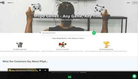 iFlipd 公式サイト（米国デジタルゲームウェブサイト）