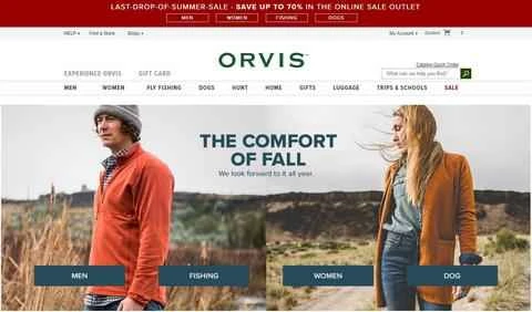 オービス公式サイト：アメリカの100年の歴史を持つ衣料品ブランド