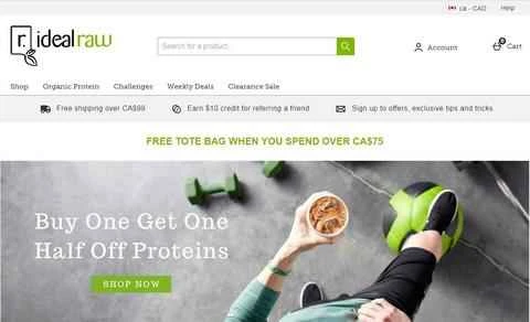IdealRaw Canada公式サイト - アメリカのベジタリアン健康ブランド