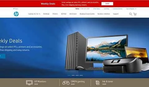 HP USウェブサイト、1ページ目 惠普(HP)美国官网 第1张