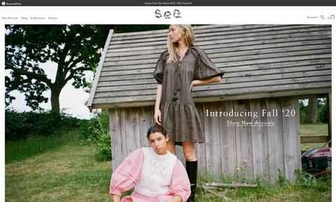 アメリカ・ニューヨーク発の婦人服ブランド「Sea New York」公式サイト。
