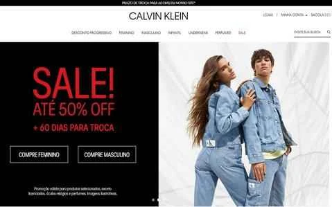 カルバン・クライン ブラジル公式ウェブサイト