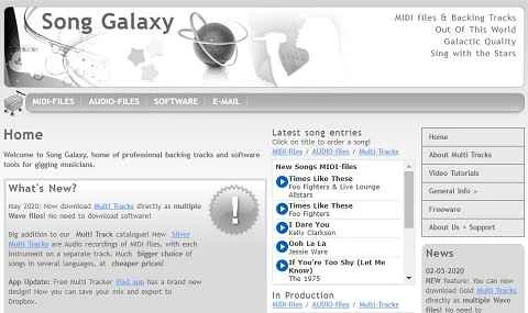 Song Galaxy公式サイト - プロフェッショナルな音楽ダウンロードサイト