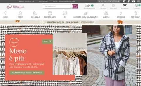 Tessuti Italy 公式ウェブサイト、1ページ目 Tessuti意大利官网 第1张