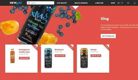 アメリカの機能性飲料ブランド、New Age Beverages。