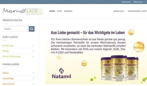 mamaladen公式サイト - ドイツのママとベビー用品のオンラインショッピングサイト