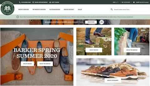 有名なアイルランドの靴ブランド、ロビンソンズシューズ。