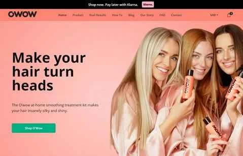 イギリスのヘアケアブランド、Owow Kit。
