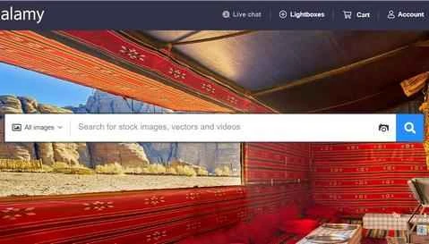Alamy公式サイト - アメリカンデザインリソース
