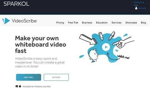 Sparkol VideoScribe公式サイト手描きビデオソフトウェア