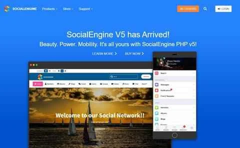 SocialEngine公式サイト SNSソーシャルソースコード