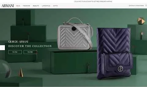 アルマーニ公式サイト：世界的に有名なファッションブランド