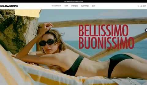 アメリカの水着ブランド「Solid & Striped」。