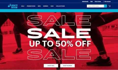 アシックスアウトレットオランダ公式サイトオンラインショッピングサイト