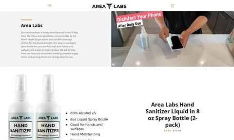 Area Labs US公式ウェブサイト - 医療用品