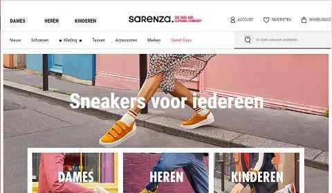 Sarenza Netherlands 公式サイト NL、有名なフランスのオンラインファッション靴とバッグの店