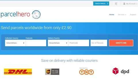 ParcelHero公式サイト 国際宅配会社