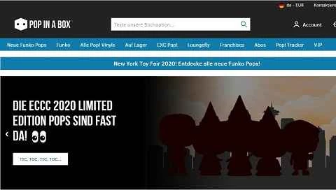 Pop In A Box ドイツ公式サイト Funko Pop フラッグシップストア