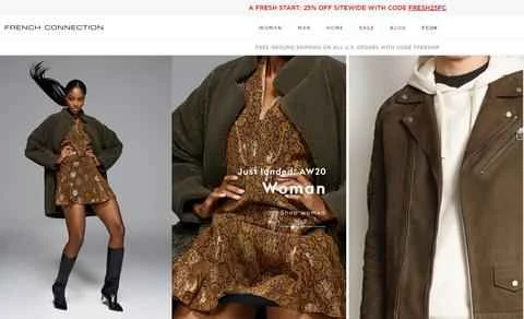 フレンチ・コネクションUS公式サイト