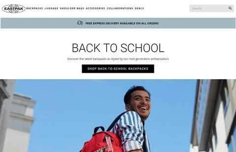 イーストパック公式サイト：アメリカのスーツケースブランド