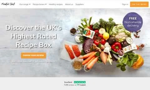 Mindful Chefの公式ウェブサイト、英国のレシピボックス、ダイエットと健康のウェブサイト