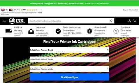 インクファクトリー公式ウェブサイト - 英国の印刷機器・消耗品ショッピングウェブサイト - ページ 1 Ink Factory官网 英国打印设备耗材购物网站 第1张