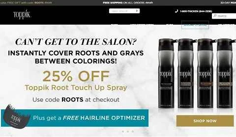 Toppik公式サイト：アメリカの育毛ブランド