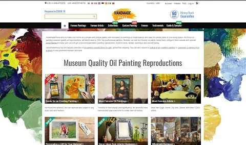 ハンドメイドパイ公式サイト：アメリカ製ハンドメイドアンティークアート絵画 - オンラインショッピング