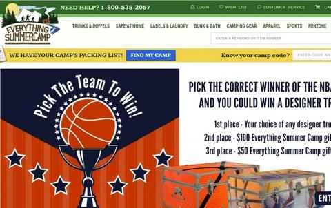 Everything Summer Camp 公式ウェブサイト - アメリカのキャンプ用品オンラインショッピングサイト