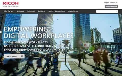 リコー（理光）公式サイト - 日本の家電ブランド