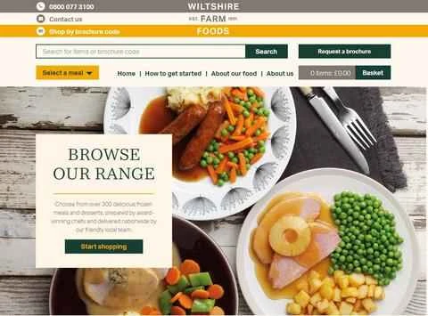 ウィルトシャーファームフーズ UK 冷凍食品配達