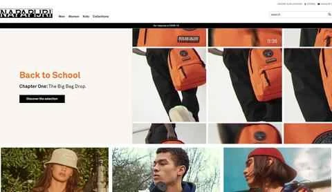 イタリアのスポーツ旅行ブランド、Napapijriの公式サイト