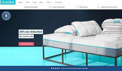 Simba Sleep France公式サイト：FR - 有名マットレスブランド